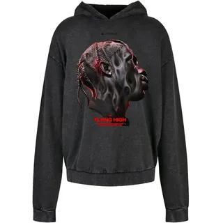 Mister Tee Flying High Oversize Kapuzenpullover - Acid Black - 2XL