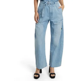 G-Star für Damen. D24361-D252-G342 Jeans Belted Loose Cargohose - Sun Faded Blue Mist - 30 - 32