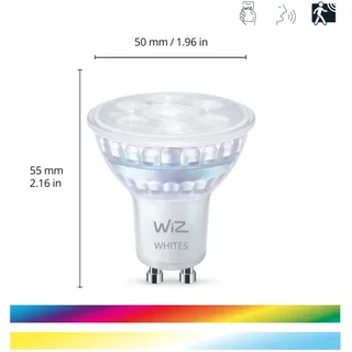 WIZ LED-Leuchtmittel Spot PAR16 GU10 4,7W warmweiß bis kaltweiß smart RGB