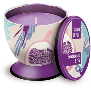 Pajoma Duftkerze Unique Sandelwood-Fig'', 240 g, Premium Duftkerze mit hohem Duftanteil, verschließbar, Brenndauer: 40 Stunden