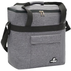 outdoorer Minikühltasche Cool Butler 6 in Grau – Faltbare kleine Isoliertasche für unterwegs, praktische Thermotasche zum Umhängen