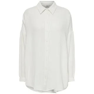 Only Longbluse ONLTHYRA OVERSIZED SHIRT NOOS WVN Weiß L