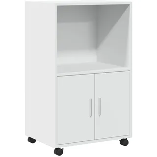 vidaXL Rollschrank 55x40x91 cm Weiß