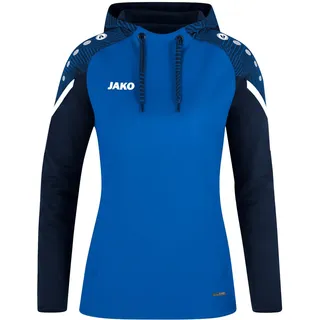 JAKO Damen Kapuzensweatshirt Performance, Royal/Marine, 42