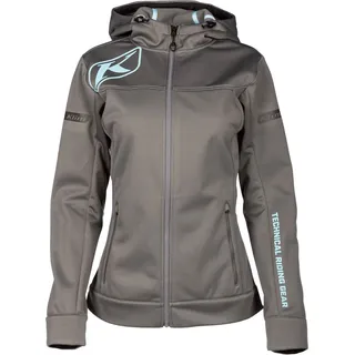 Klim Evolution Hoodie, Textiljacke Damen - Grau/Hellblau - M