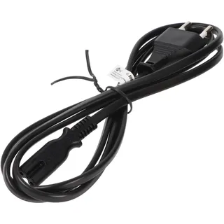goobay Euro Anschlusskabel Eurostecker Typ C / C7 Buchse 1,5 m Schwarz
