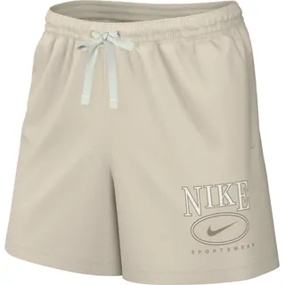 Nike Damen Short Club Fleece GX SHT HJ1282-104, S - Lt Orewood Brn - S