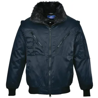 PORTWEST Pilot Jacket, colorNavy talla Medium