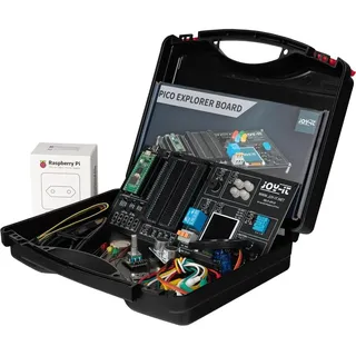 Joy-It RB-P-XPLR-SET inkl. Aufbewahrungskoffer, inkl. LEDs, inkl. Netzteil, inkl. Sensoren, inkl.