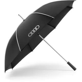 Audi Collection 3122200100 Regenschirm Stockschirm Automatik Schirm, schwarz