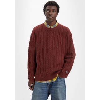 Levi's® Wollpullover »BATTERY CREWNECK«, braun