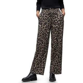 Street One Wide Leg Leo Hose Silk Brown 40