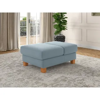 sit&more Polsterhocker Dundee 75 x 46 cm Blau