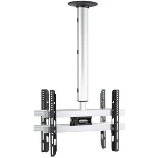 Mid.you Tv-Halterung , Silberfarben , Metall , 62x74x19 cm , Wohnzimmer, TV Möbel, TV-Zubehör