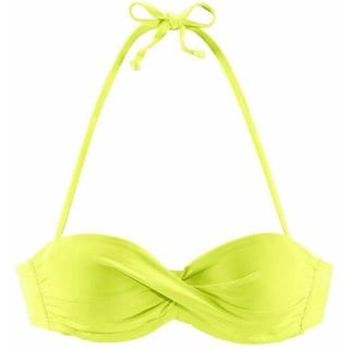 S.Oliver Bandeau-Bikini-Top Damen lime Gr.32 Cup A