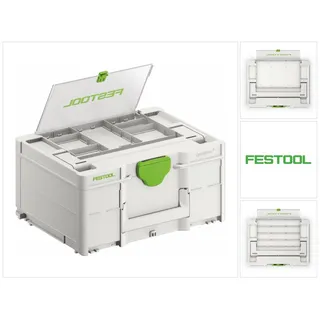 Festool Systainer 3 DF M 187 Werkzeugkoffer grau 39,6 x 29,6 x 18,7 cm
