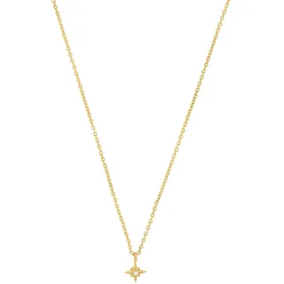 Amor Damen Kette mit Anhänger 2032783 925er Sterling Silber, gold