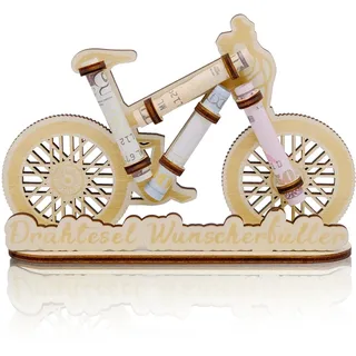Cisolen Fahrrad Geschenk Fahrrad Geburtstag Geldgeschenke Holz Spardose Fahrrad Geburtstag Geldgeschenk für Radfahrer Fahrrad Deko Geschenk Familie Handgefertigte Deko für Freunde und Familie