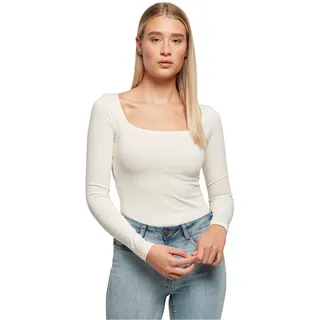 URBAN CLASSICS Organic Langarm-body White Sand L
