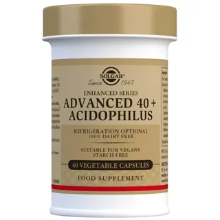 Solgar Fortgeschrittenes 40+ Acidophilus 120 Einheiten - Brown - One Size