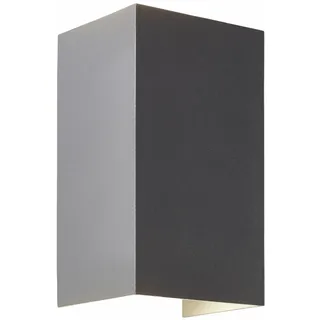 Brilliant LED Außen-Wandleuchte Hilly metall 13,6 x 8 x 6,8 cm 8 W Up- & Downlight