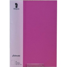 Rössler, Bastelpapier, Coloretti Blatt A4 160g Amarena im 10er Pack (160 g/m2, 10 x)