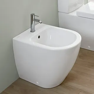 Villeroy & Boch Subway 2.0 Bidet, 370x560mm, mit Überlauf, bodenstehend wandnah weiß