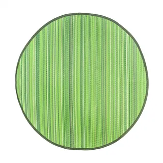 Outdoor Teppich Picknickmatte Rund Modern Ayanna 120cm - Grün