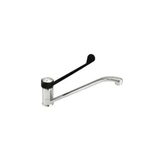 Saro Einloch-Mischbatterie Schwenkhebel schwarz, Chiara