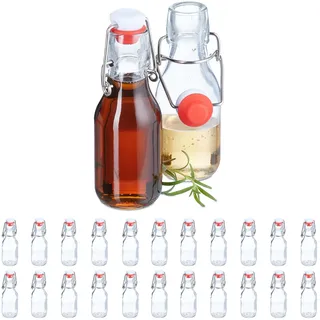 Relaxdays Bügelflasche 100 ml 24 St.