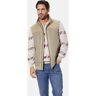 Lederimitatweste BABISTA "Weste PARDOR", Herren, Gr. 60, beige, Obermaterial: 100% Polyester COOLMAX PES(Coolmax)., Westen Lederimitatweste