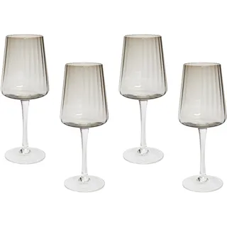 Beliani Weingläser 4er Set 0,36 l