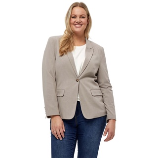 Peppercorn Diana Blazer Kurve | Blazer Damen In Beige | Frühling Blazer Damen Elegant | Größe 56