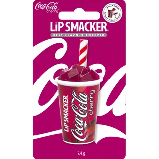 Lip Smacker - Coca-Cola Collection - Lippenbalsam für Kinder in Glasform mit Cherry-Cola-Geschmack - Cherry-Cola-Geschmack - süßes Geschenk für deine Freunde - Single Lipbalm