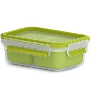 Emsa Lunchbox CLIP & GO transparent/grün 1,0 l,