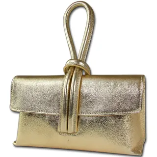 Toscanto Tasche gold Leder Abendtasche OTT834AZ