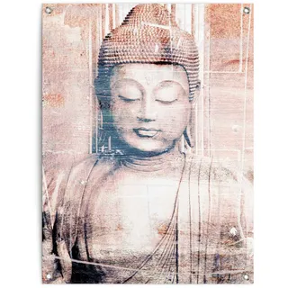 Poster REINDERS "Buddha", braun (farbe bild(er): braun), B:60cm H:80cm T:0,1cm, Leinwand, Bilder, Poster