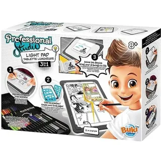 Buki France 5432 Professional Studio Leuchttablet 3 in 1, Weiß