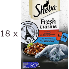 Bild von  Fresh Cuisine Taste of Paris Rind & Weißfisch 36 x 50 g