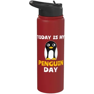 Pinguine Spruch Süsses Pinguinmotiv Pinguin Stainless Steel Insulated Water Bottle