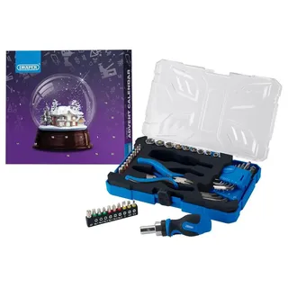 Werkzeug Kit Weihnachten Adventskalender 2024, 43 Teile - 28049 DRAPER TOOLS