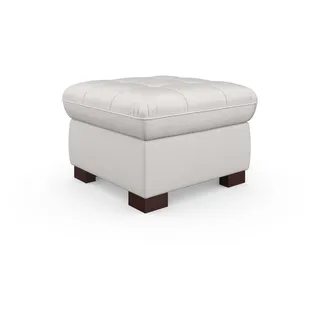 sit&more Hocker "Luxor" auch erhältlich in dem besonders leicht mit Wasser zu reinigen, silber