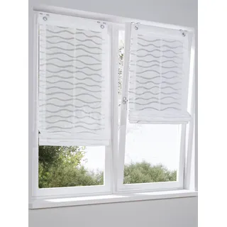 Heine home Raffrollo mit Ösen, weiß,