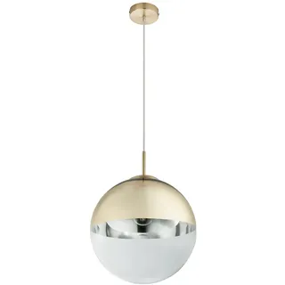 LED Kugel Pendel Leuchte Decken Strahler Wohn Zimmer Beleuchtung Glas Hänge Lampe GOLD 30 cm