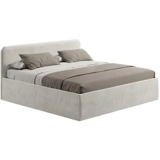 home collective Polsterbett 200 x 200 cm Hellbeige