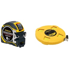 Stanley FatMax Pro Bandmaß Autolock XTHT0-33501 & Kapselbandmass Fiberglas 0-34-297