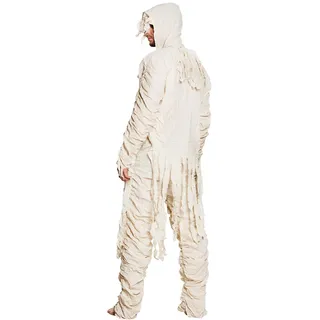 Boland - Erwachsenen-Kostüm Mumie, verschiedene Größen, Overall mit Kapuze, Horror-Party, Karnveal, Mottoparty, Halloween