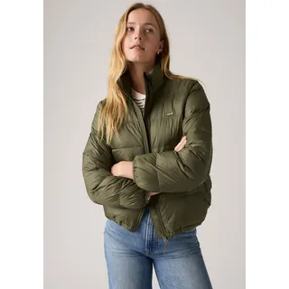 Levi's Levi's® Kurzjacke »WMS PACKABLE JACKE« ohne Kapuze mit Taschen, grün