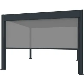 Weide Sonnenrollo für Weide Pergola 2 Stück 2,65 x 2,36 m Weiß