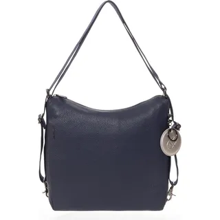 Mandarina Duck Mellow Leather Schultertasche Leder 36 cm dress blue